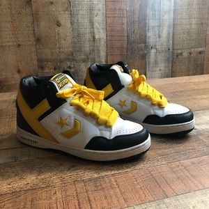 Rare Vintage Converse Weapon Black & Yellow Sneakers Men’s Sz 11.5